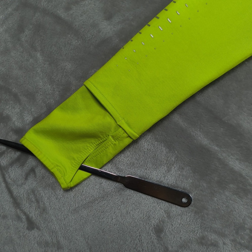Nike Swift Women Shirt Small Green Therma Fit ADV Running Quarter Zip Reflective - Picture 4 of 11